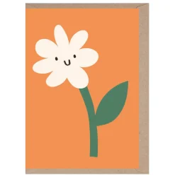 Flower Mini Greetings Card by Rumble Cards