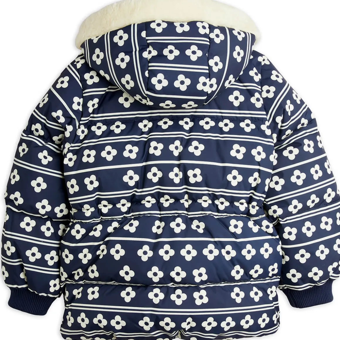 Flowers AOP Hooded Puffer Jacket by Mini Rodini