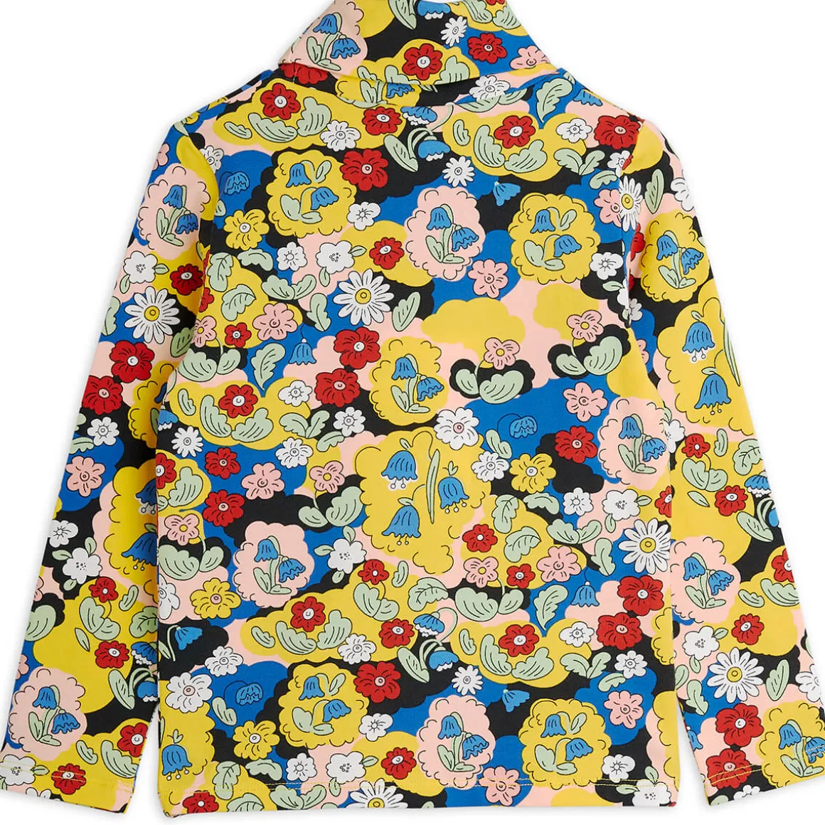 Flowers AOP Turtleneck in Multi by Mini Rodini