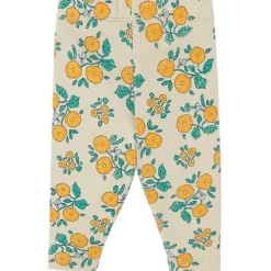 Flowers Baby Pants in Dark Vanilla by Tinycottons