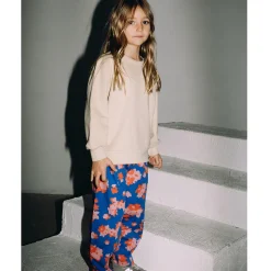 Flowers Barrel Pant in Ultramarine by Tinycottons