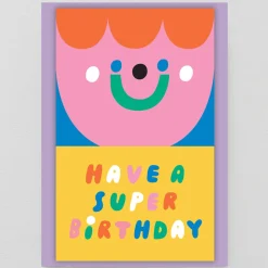 Flowers Fold Out Birthday Greetings Card by Susie Hammer for Wrap