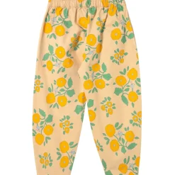 Flowers Pants in Dark Vanilla by Tinycottons