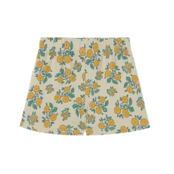 Flowers Shorts in Dark Vanilla by Tinycottons