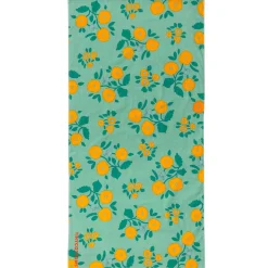 Flowers Towel in Washed Emerald by Tinycottons