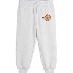Flundra Sweatpants in Grey Melange by Mini Rodini