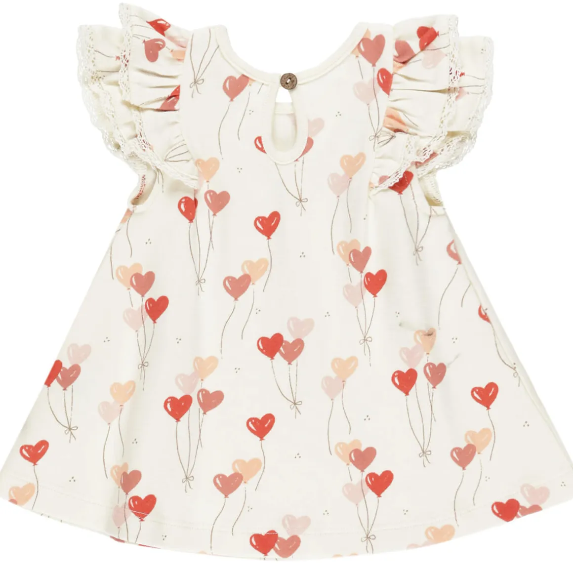 Flutter Dress in Heart Balloons by Quincy Mae