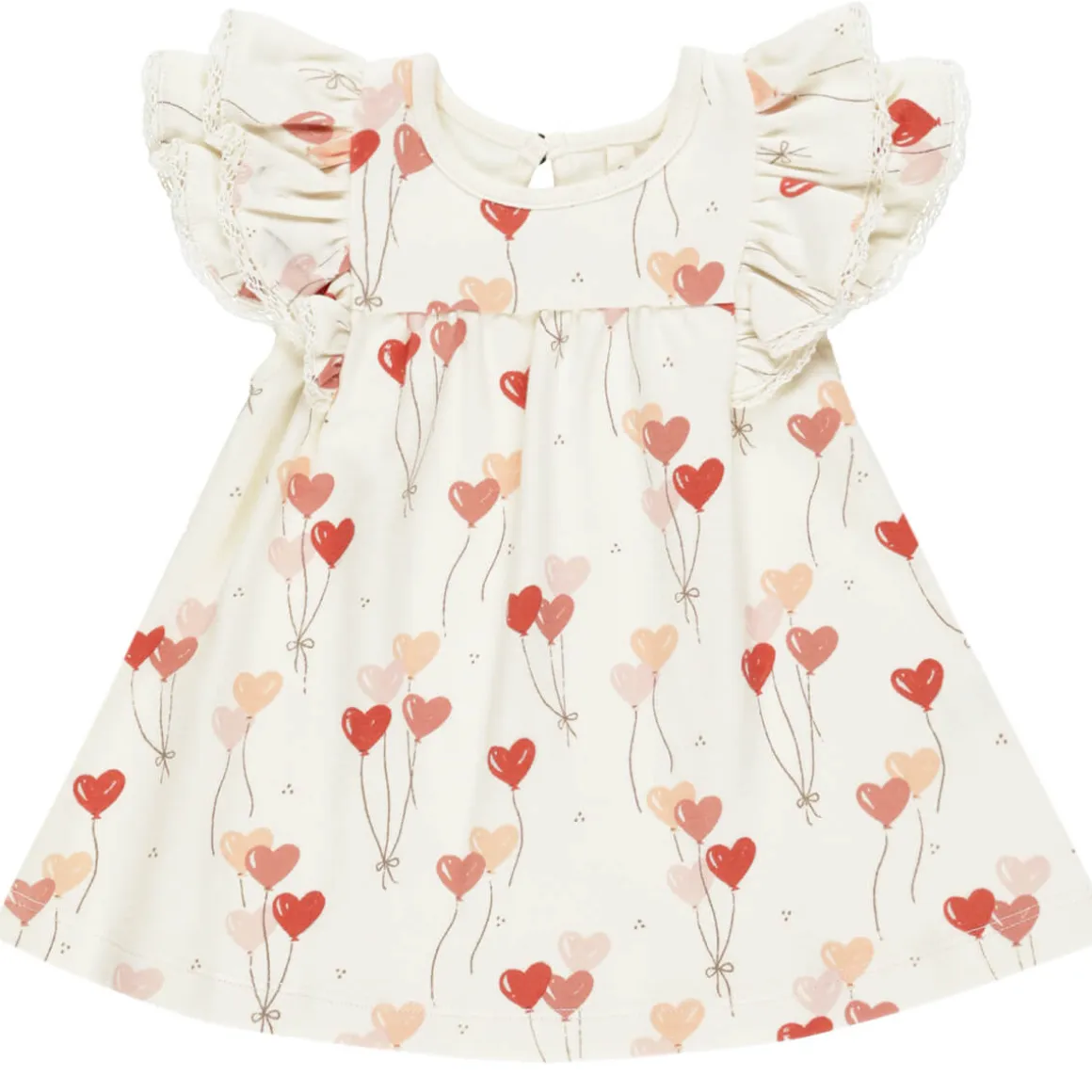 Flutter Dress in Heart Balloons by Quincy Mae