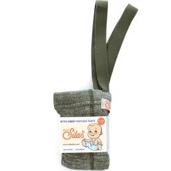 Footless Tights With Braces in Creamy Olive by Silly Silas