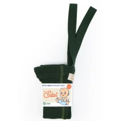 Footless Tights With Braces in Dark Forest Green by Silly Silas