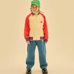Friends Lettering Denim Pants by Jelly Mallow