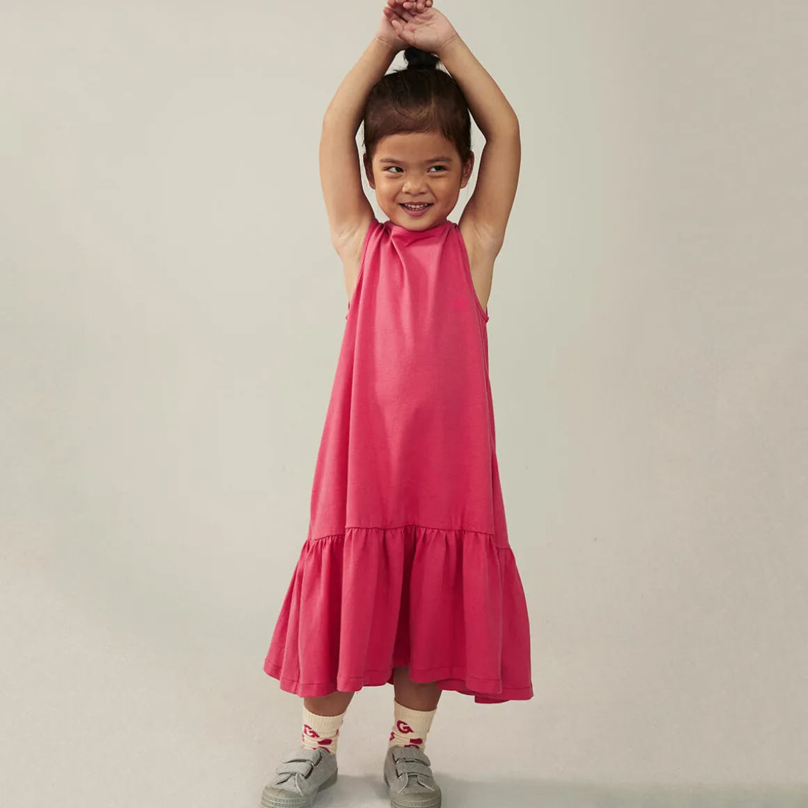 Frill Dress in Cherry by Gray Label