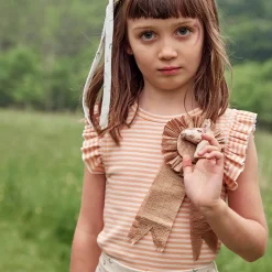 Frill Tee in Gumdrop Stripe by Soor Ploom - Last Ones In Stock - 10-12 Years