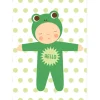 Frog Baby Greetings Card by Dicky Bird