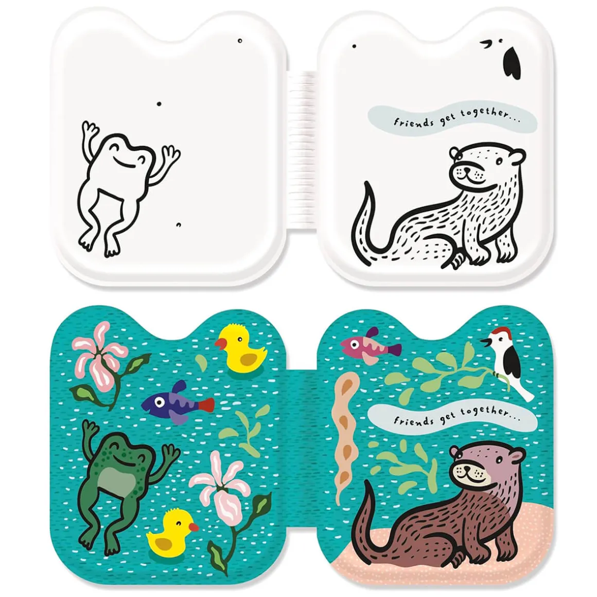 Frog & Friends Colour Change Bath Book By Surya Sajnani