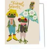 Frog Friends Greetings Card by Elizabeth Grubaugh