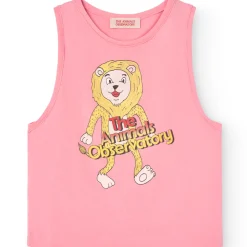Frog Kids Tank Top in Pink by The Animals Observatory