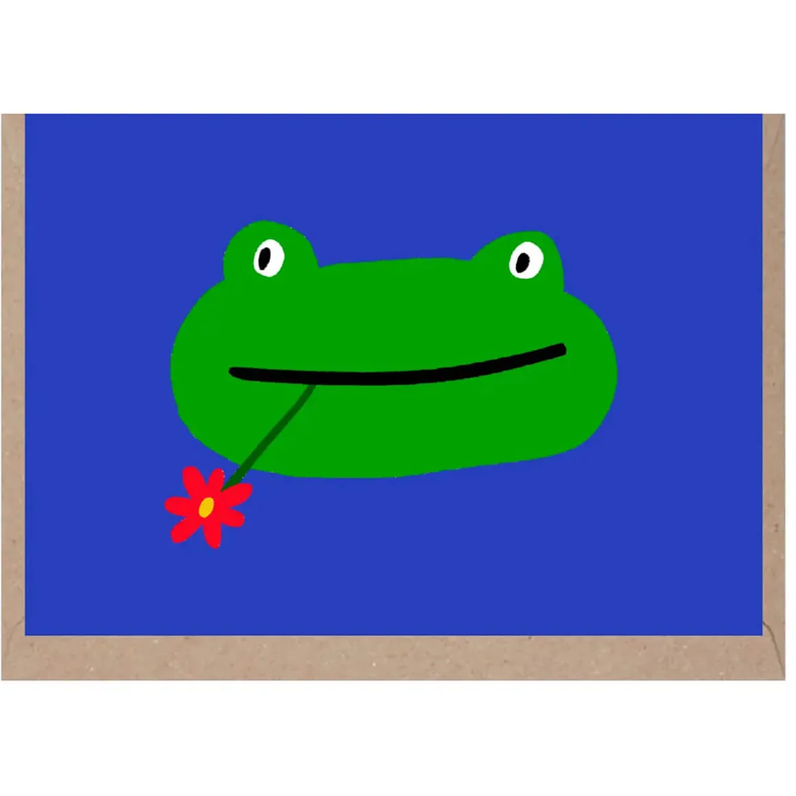 Frog Mini Greetings Card by Rumble Cards