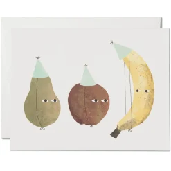 Fruit Party Greetings Card by Red Cap Cards