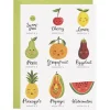 Fruit Pregnancy Greetings Card by LoveLight Paper