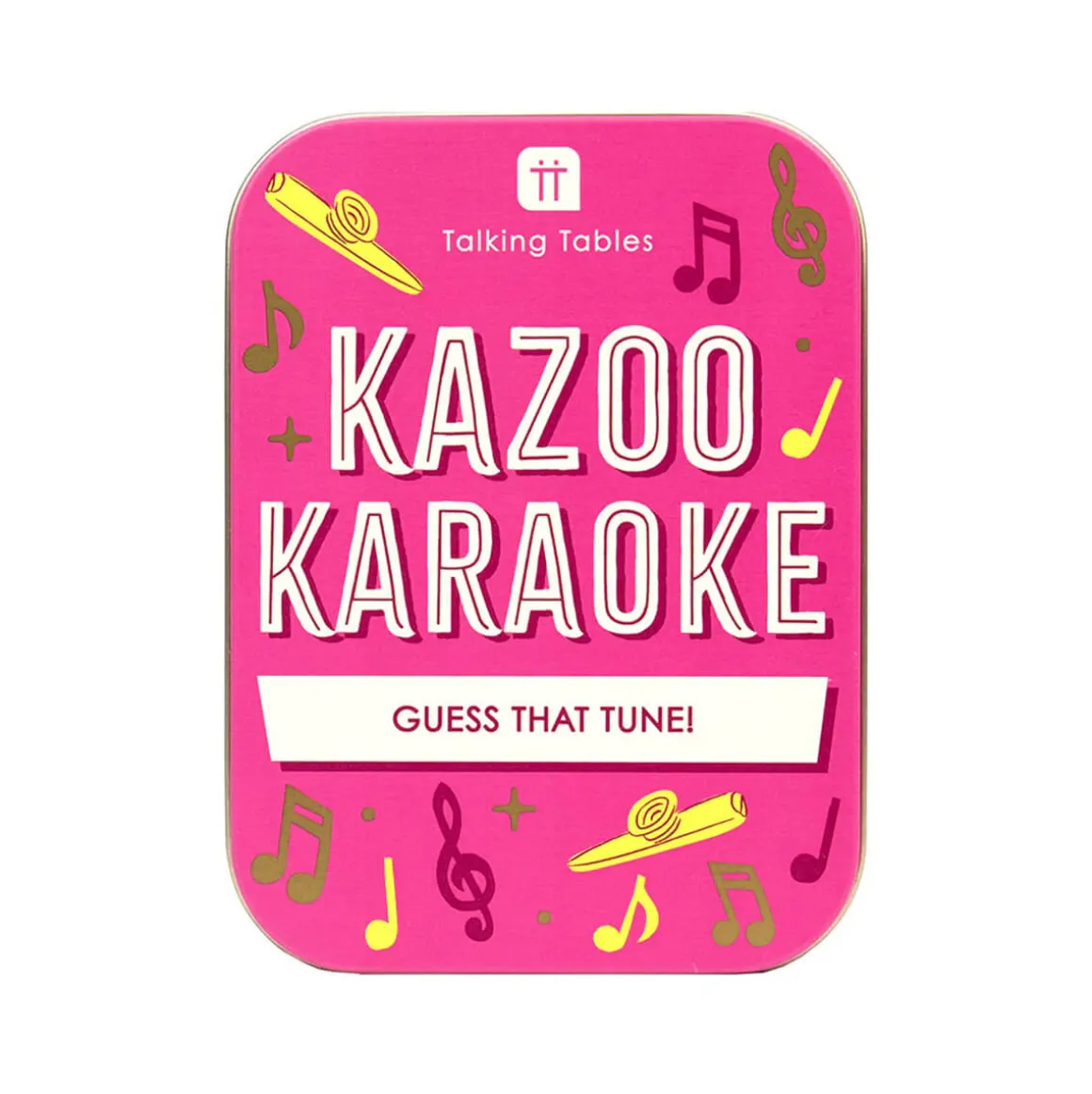 Fun In A Tin Kazoo Karaoke by Talking Tables