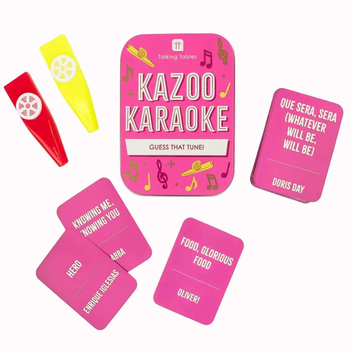 Fun In A Tin Kazoo Karaoke by Talking Tables