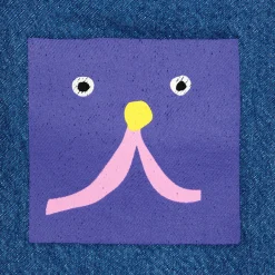Funny Face Denim Sweatpants by Bobo Choses - Last Ones In Stock - 6-9 Years