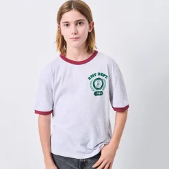 Gamipy Kid's Round Neck T Shirt in Polar Melange Graphic by American Vintage