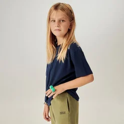 Gamipy Kid's Round Neck T Shirt in Vintage Navy by American Vintage