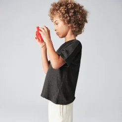 Gamipy Kid's Round Neck T Shirt in Anthracite by American Vintage