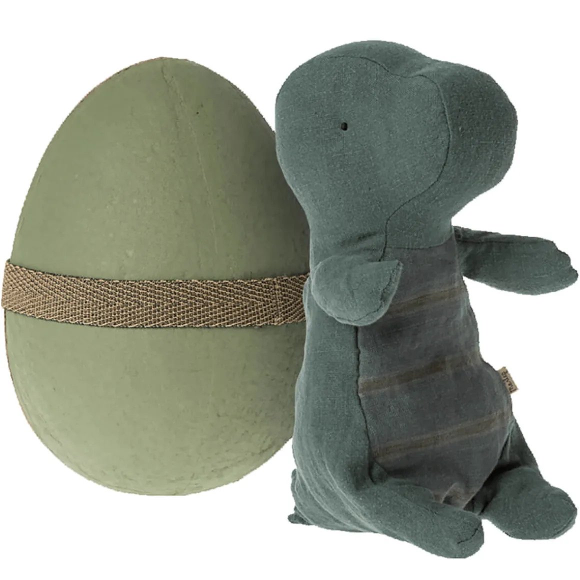 Gantosaurus In An Egg in Dark Petrol (Small) by Maileg
