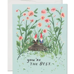 Garden Gnomes Friendship Greetings Card by Red Cap Cards