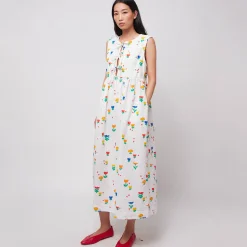 Garden Party Print Tie Dress by Bobo Choses Womenswear