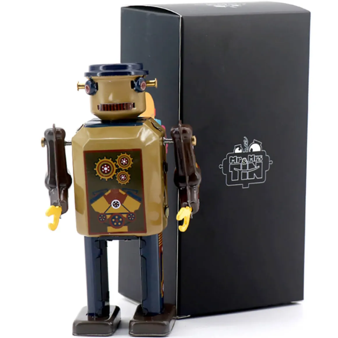 Gear Bot Wind Up Tin Robot (Limited Edition) by Mr & Mrs Tin