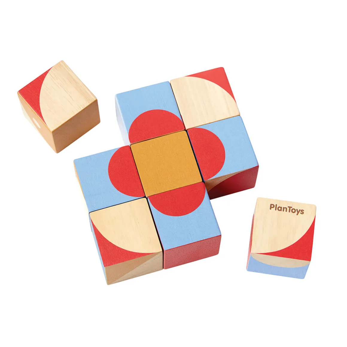 Geo Pattern Cubes by PlanToys