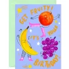 Get Fruity Greetings Card by Ickaprint