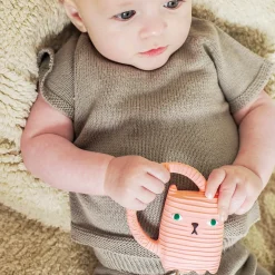 Ginge Cat Teether by Oli & Carol x Donna Wilson