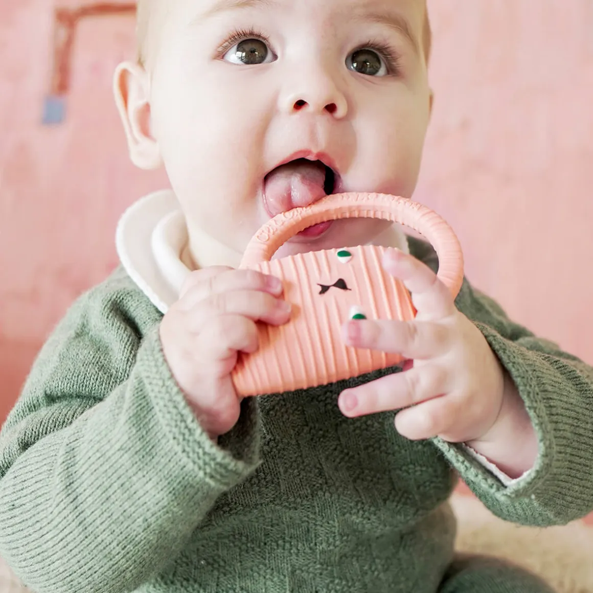 Ginge Cat Teether by Oli & Carol x Donna Wilson