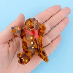 Gingerbread Man Hair Claw by Coucou Suzette