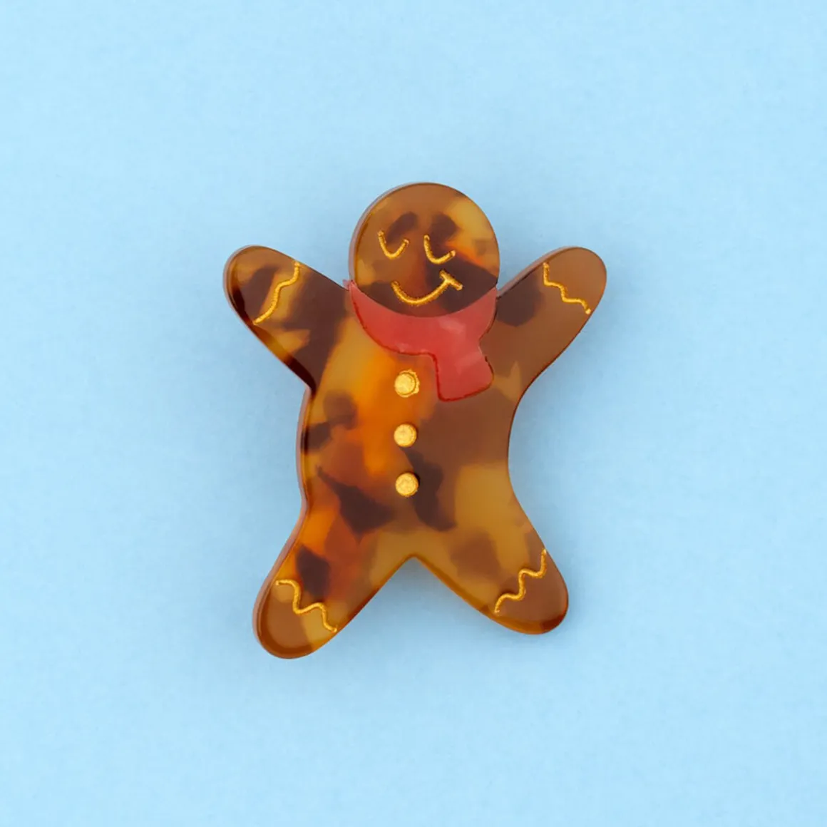 Gingerbread Man Hair Clip by Coucou Suzette