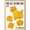 Ginger Cat Pop Out Decoration And Greetings Card by The Pop Out Card Company