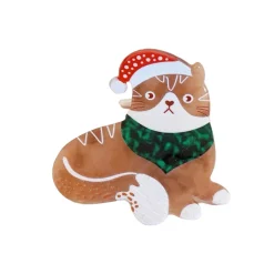 Ginger Christmas Kitty Hair Claw by Hello Sakura