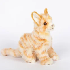 Ginger Jacquard Kitten Sitting (19cm) by Hansa
