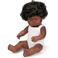 Girl Doll (38cm African) by Miniland