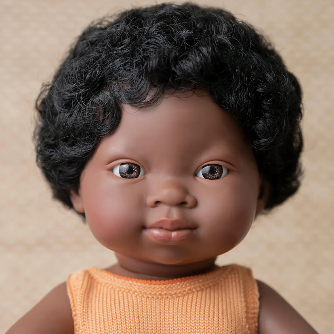 Girl Doll (38cm African) in Melon by Miniland