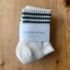 Girlfriend Adult Socks in Egret by Le Bon Shoppe