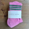 Girlfriend Adult Socks in Rose Pink by Le Bon Shoppe