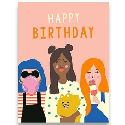 Girl Party Greetings Card by Emma Cooter for 1973