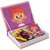 Girl's Crazy Faces Magneti Book by Janod