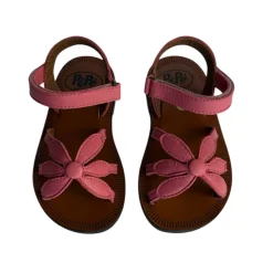 Giulia Flower Sandals in Ombretto Pink by PèPè